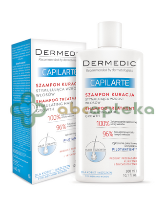 Dermedic Capilarte, szampon kuracja stymulująca wzrost włosów, 300 ml