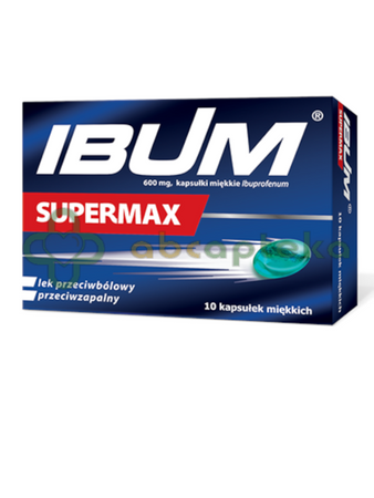 Ibum Supermax, 600 mg ,10 kapsułek