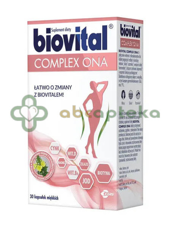 Biovital Complex ONA, 30 kapsułek | DATA WAŻNOŚCI 01.06.2025