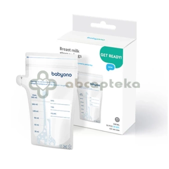 Babyono woreczki do przechowywania pokarmu 180 ml, 30 sztuk