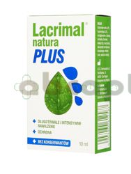 Lacrimal Natura Plus, krople do oczu, 10 ml