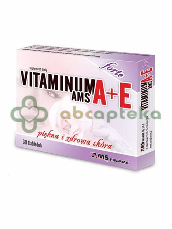 Vitaminum A+E AMS Forte, 30 tabletek 