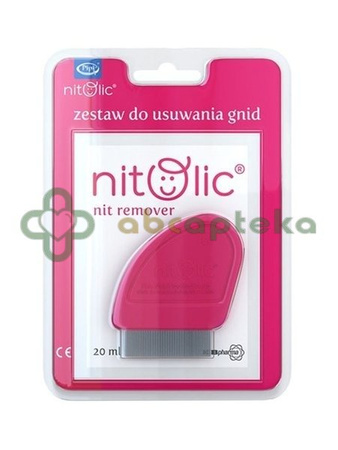 Pipi Nitolic Zestaw do usuwania gnid 20 ml