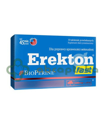 Olimp Erekton Fast, 8 tabletek