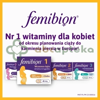 Femibion 1 Wczesna ciąża 28 tabletek
