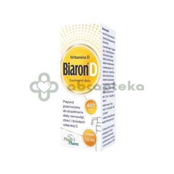Biaron Witamina D 400, krople, 10 ml 