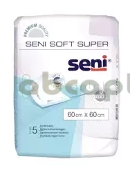Seni Soft Super, podkłady higieniczne, 60 cm x 60 cm, 5 sztuk