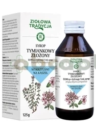 Syrop tymiankowy złożony Hasco, 125 g | DATA WAŻNOŚCI 31.08.2026