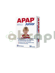 Apap Junior, 250mg, granulat, 10 saszetek