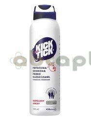 Kick the Tick Max Repelent Plus, aerozol przeciw komarom, kleszczom, 200 ml,