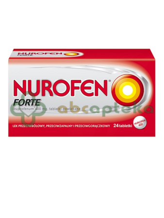 Nurofen Forte, 400 mg, 24 tabletki