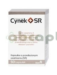 Cynek+SR, 50 kapsułek
