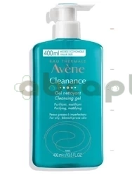 Avene Cleanance,  Żel oczyszczający,   400 ml