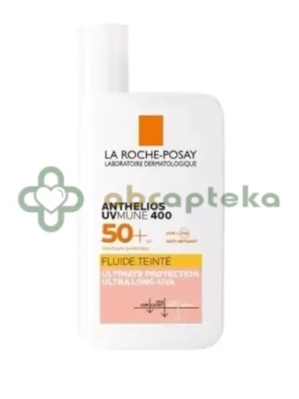 La Roche-Posay Anthelios UVMune 400, fluid barwiący SPF 50+,  50 ml