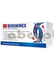 Diosminex, 500 mg, 60 tabletek powlekanych