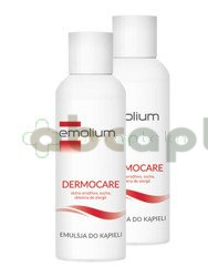 Emolium Dermocare, Emulsja do kąpieli 2 x 400 ml