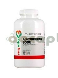 MyVita, Witamina C buforowana, askorbinian sodu, Proszek, 500 g