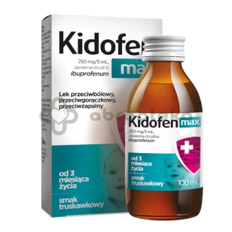 Kidofen Max 250 mg/5 ml, zawiesina doustna, 100 ml