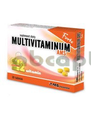 Multivitaminum AMS Forte, 30 tabletek | DATA WAŻNOŚCI 17.03.2025