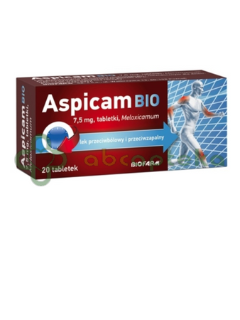 Aspicam Bio, 7,5 mg, 20 tabletek