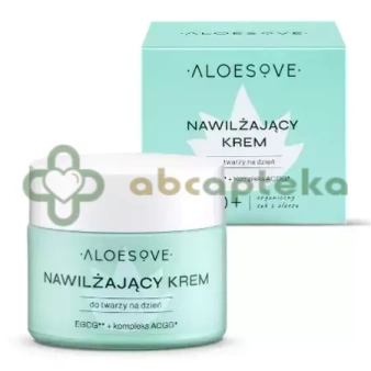 Aloesove, nawilżający krem do twarzy na dzień, 50 ml