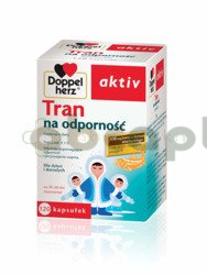 Doppelherz Aktiv, Tran na odporność,  120 kapsułek