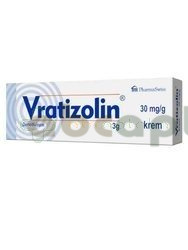 Vratizolin, 30 mg/g,  krem, 3 g