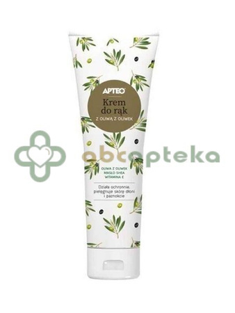 Apteo, krem do rąk z oliwą z oliwek, 100 ml