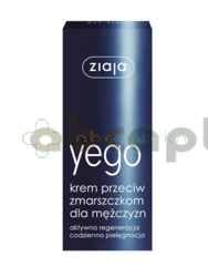 Ziaja Yego, krem przeciw zmarszczkom dla mężczyzn, 50 ml