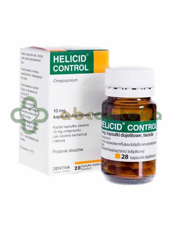 Helicid Control, 10 mg, 28 kapsułek dojelitowych