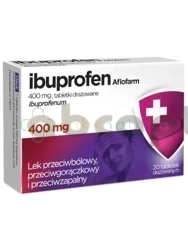 Ibuprofen Aflofarm 400 mg, 20 tabletek drażowanych