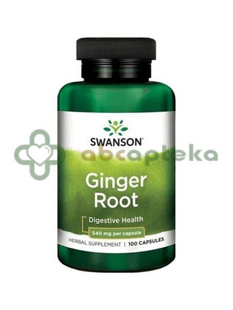 Swanson Imbir, 540 mg, 100 kapsułek