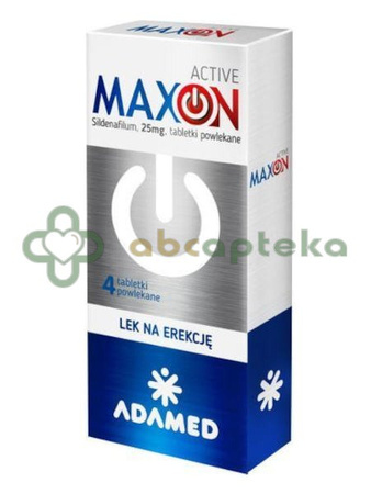 Maxon Active 25 mg, 4 tabletki, 