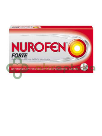 Nurofen Forte, 400 mg, 12 tabletek