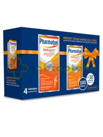 Pharmaton Geriavit Zestaw, 100 + 30 tabletek