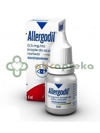 Allergodil 0,5 mg/ml krople do oczu 6 ml