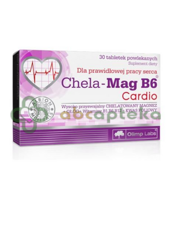 Olimp Chela-Mag B6 Cardio, 30 tabletek