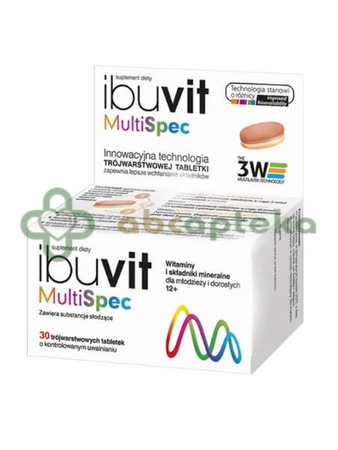 Ibuvit MultiSpec, 30 tabletek trójwarstwowych 