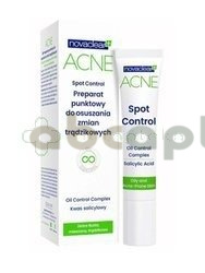Novaclear Acne, preparat punktowy do osuszania zmian trądzikowych, 10 ml