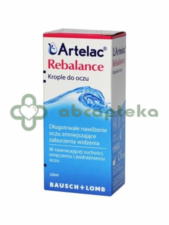 Artelac Rebalance krople do oczu 10 ml