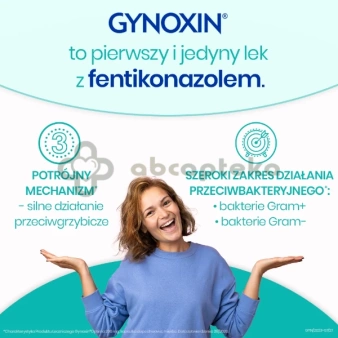Gynoxin Optima, 200 mg, 3 kapsułki dopochwowe