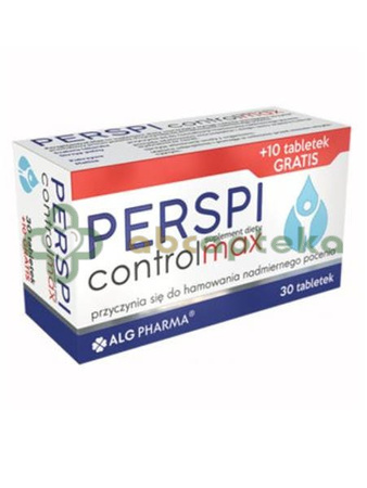 Perspicontrol Max, 30 tabletek + 10 tabletek gratis