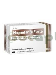 Magnefar B6 Forte 100 mg + 10,10 mg 60 tabletek