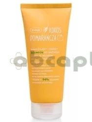 Ziaja, Kokos Pomarańcza, nawilżający i świeży szampon do każdego rodzaju włosów,  200 ml