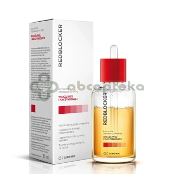 RedBlocker, koncentrat naprawczy do skóry wrażliwej i naczynkowej, 30 ml