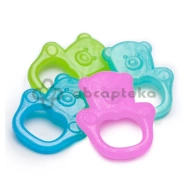 Babyono żelowy gryzak dla niemowląt, miś, 1 sztuka