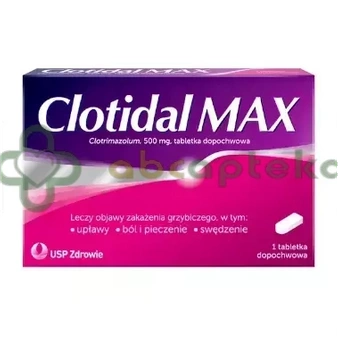 Clotidal Max, 1 tabletka dopochwowa