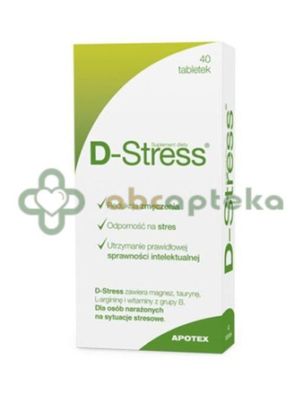 D-Stress, 40 tabletek