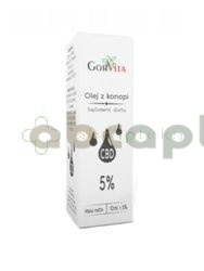 Olej z konopi  5% CBD, 10 ml