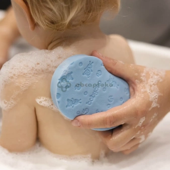 Babyono gąbka kąpielowa dla dzieci i niemowląt, 1640/02, niebieska, 1 sztuka